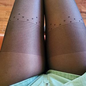 Black Sheer Pantyhose - Fiore Simple