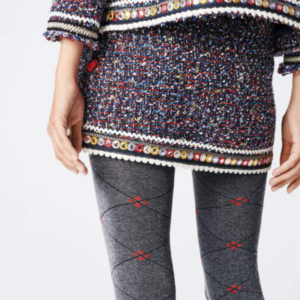 Gray Tights FIore Melange Libro